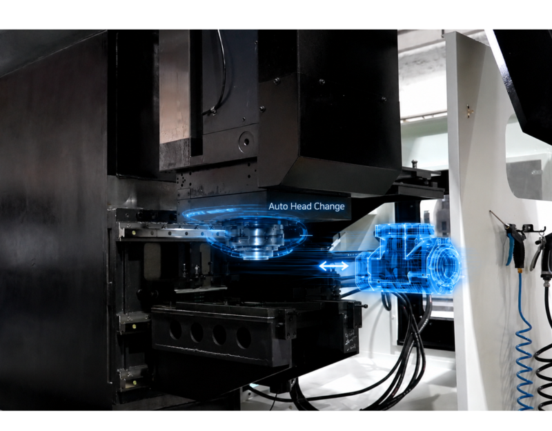 Auto-Head-change-stm-double-column